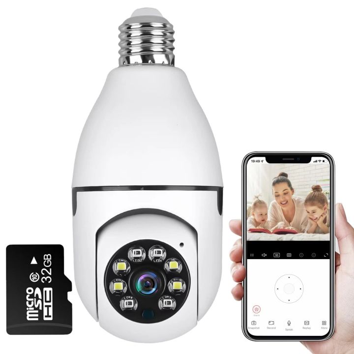 Light%20Bulb%20Camera%20WiFi%20Outdoor,%201080P%20Smart%20Light%20Bulb%20Camera%20Security%20Camera,%20Wireless%20Bulb%20Camera%20360%20Degree%20WiFi%20Outdoor%20Indoor%20Panoramic%20Camera%201PC-White%20-%20Image%203