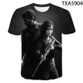 Boy Girl Kids Last Of Us 2 The Last Of Us Part 2 Fashion Men Women Children 3D Printed T Shirt Short Sleeve Casual Tops Tee. 