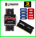 Kingston Fury Beast Laptop/Notebook RAM DDR3L/ DDR3/ DDR4/ DDR5- 4GB/8GB/16GB/32GB NoteBook Ram - 1333/1600/2400/2666/3200/4800/5600 SO-DIMM Memory Ram.