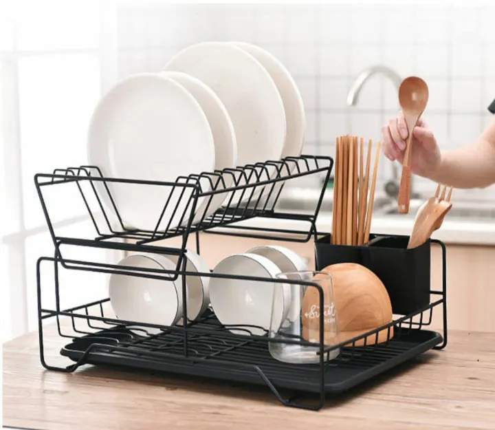 Kitchen%20Counter%20Dish%20Rack%20%E2%80%93%202-Tier%20Drainer%20with%20Utensil%20Holder,%20Cup%20Rack%20&%20Cutting%20Board%20Storage%20-%20Image%206