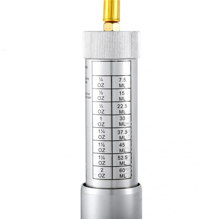 A/C%20Refrigeration%20Oil%20Filling%20and%20Replenishing%20Cylinder%20+%202%20Quick%20Couplers%202%20Oil%20Checkers%20-%20Image%207