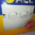 1 Way 2 Gang ACL, White Colour , Switch Brand-new,. 