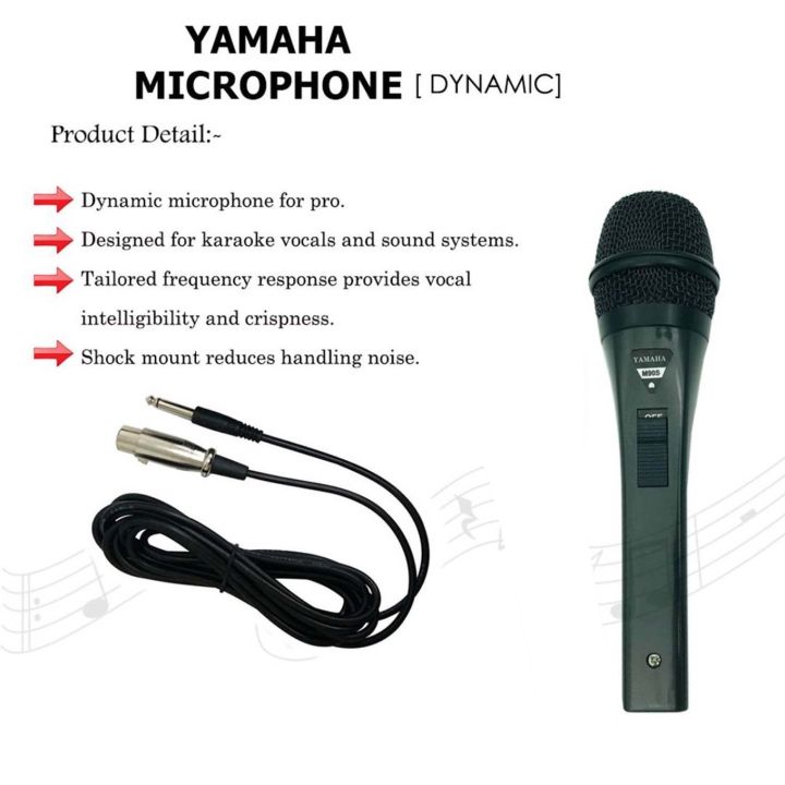 Professional%20Dynamic%20Microphone%20For%20Vocal%20Karaoke%20M90S%20Wire%20MIC%20Yamaha_%20-%20Image%203