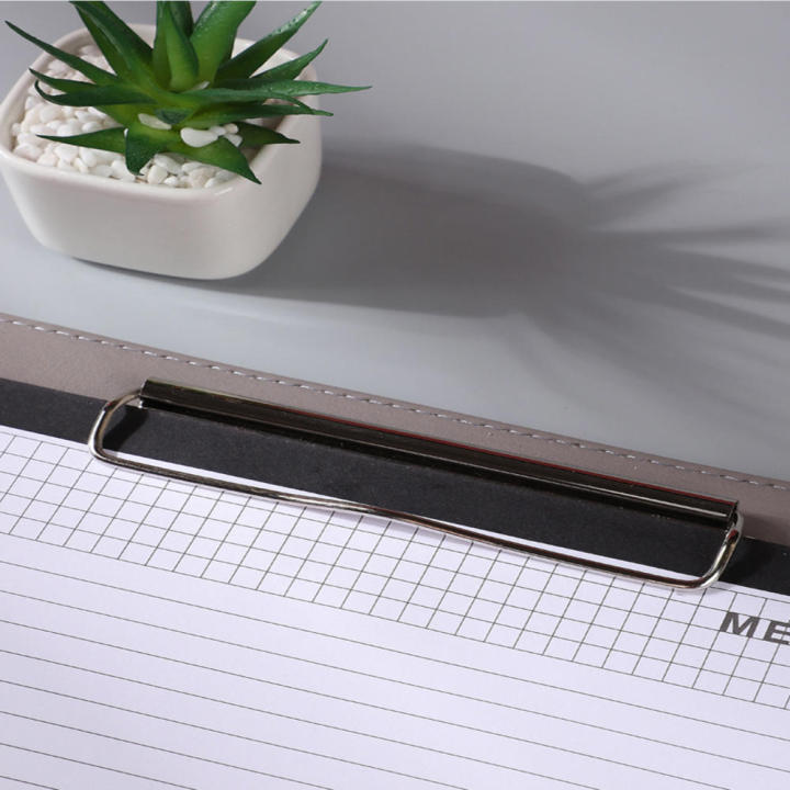 Binder Business Manager Document Pads Office File Folder A4 PU Leather ...