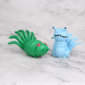 naruto Naruto Q version of Shippuden Vortex Naruto 10 tailed beasts nine-tailed fox handmade office figure landscape ornaments Action Figures. 