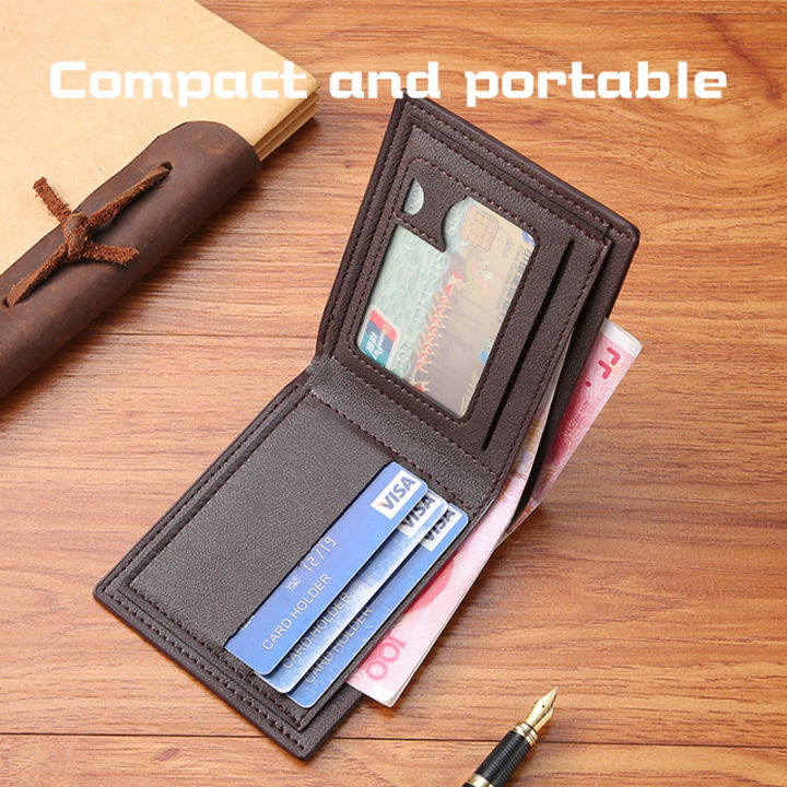 DGSenpi%20Men's%20Wallet%20Multiple%20Card%20Slots%20Fashion%20Short%20Business%20Wallet%20Soft%20Leather%20Money%20Bag%20-%20Image%203