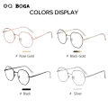 OQ BOGA 4 Colors Unisex Metal Full Rim Fashion Glasses Women Men Outdoor Decorate Eye Protection Octagon Frame Eyewear. 