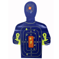 20Pcs 12X18 Inch Human Body Shape Targets Reactive Splatter Glow Fluorescent Paper Target for Archery Training. 