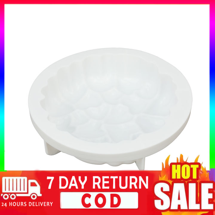 Eco-friendly Cake Mold Heat Resistant Silicone Biscuit Dessert Baking Mould for Home