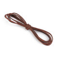 2 Meters Genuine Leather Cord 1.5-10mm Round/Flat Strand Cow Leather Rope Fit Necklace Bracelets DIY Jewelry. 