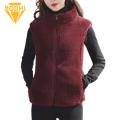 Zipper Closure Vest Jacket Stylish Sleeveless Women's Vest Coat for Winter Warmth Southeast Asian Buyers' Favorite Choice Women Sleeveless Vest Jacket. 