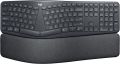 Logitech ERGO K860 Wireless Ergonomic Qwerty Keyboard - Split Keyboard, Wrist Rest, Natural Typing, Stain-Resistant Fabric, Bluetooth and USB Connectivity, Compatible with Windows/Mac. 