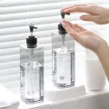 Sannitizer Replacement Bottle Shower Gel Press Japanese Transparent Large Capacity Shampoo Travel Bottle Storage Empty Bottle. 