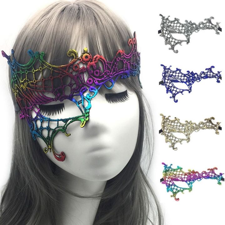 Believesinkinte%20Lace%20Eye%20Masks%20Halloween%20Eye%20Mask%20Women%20Party%20Favor%20Masquerade%20Mask%20Half%20Face%20Death%20Dress%20Up%20Accessories%20-%20Image%202