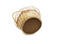 Woven Natural Reed Flower Fruit Vegetable Gift Basket with Handles. 