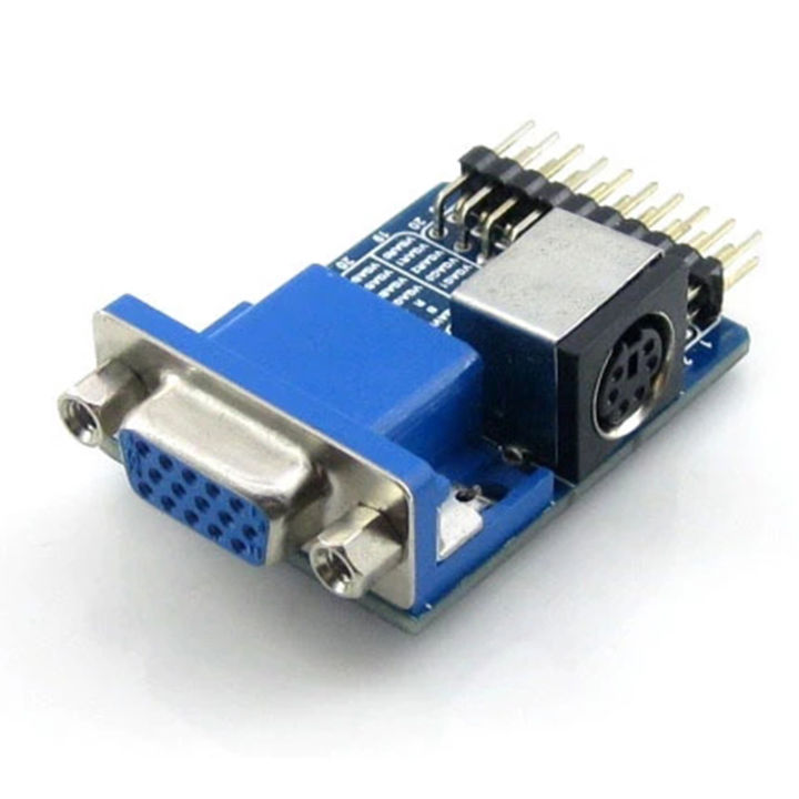 Vga Module New-VGA To PS2 Module VGA PS2 Test Module Adapter Board Development ...