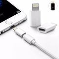 Micro USB Female to 8-Pin Lightning Male Converter Adapter for iPhone OTG (mtia). 