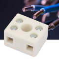 5Pcs Wire Connector 2 Position 5 Hole Ceramic Wiring Terminal Block. 