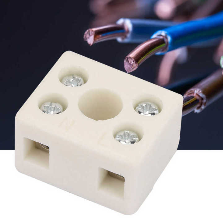 5Pcs%20Wire%20Connector%202%20Position%205%20Hole%20Ceramic%20Wiring%20Terminal%20Block%20-%20Image%205