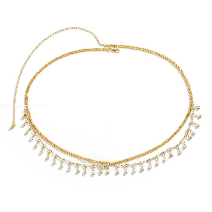 Rhinestone%20Star%20Tassel%20Pendant%20Waist%20Belly%20Belt%20Chain%20for%20Women%20Summer%20Bikini%20Rave%20Body%20Jewelry%20Y2K%20Accessories%20-%20Image%204