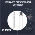 LED Infrared Emitter and IR Receiver Diode, LEDs Infrared Emission and Receiver Tube for Arduino. 