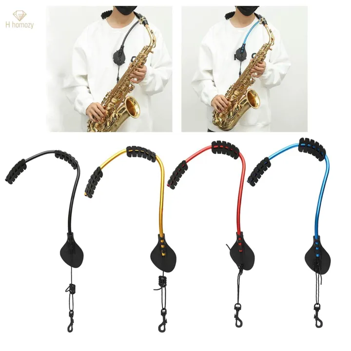 Saxophone%20Strap%20Adjustable%20Neckband%20Sax%20Protections%20Neck%20Lanyard%20Breathable%20-%20Image%204