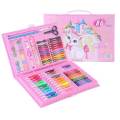 86 Pcs/Box Kids Painting Drawing Art Set With Crayons Oil Pastels Watercolor Markers Colored Pencil Tools For Boys Girls Gift. 