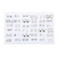 36 Pairs/set Random Mixed Styles Fashion Plastic Stud Earrings for Girl Women Jewelry Gift. 