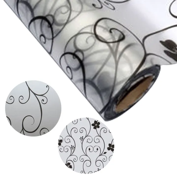 %5BReady%20Stock%5D1%20Roll%20%20Frosted%20Floral%20Pattern%20Self-adhesive%20removable%20Window%20Stickers%20%20Home%20Decor%20Window%20%20Kids%20Room%20Decorative%20Window%20Murals%20%20DIY%20Wall%20Decal%20Stickers%20-%20Image%205