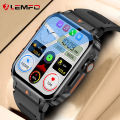 LEMFO 2024 New Smart Watch Men Women AMOLED Full Touch Screen GPS Health Moniter IP68 Waterproof Bluetooth Call Smart Watches. 