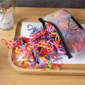 500/1000Pcs Elastic Hair Rubber Head Bands For Party Wedding Braids Ladies Girls Boys Baby Kids Men. 