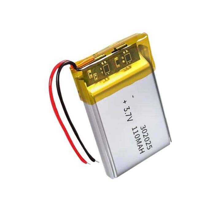 302025 3.7v 100mAh Li-ion Li-Po Cells Lithium Polymer Rechargeable Battery For Bluetooth GPS MP3 MP4 Recorder