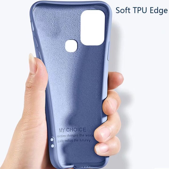 Biruiqu%20For%20Infinix%20Hot%2010%20Play%20Case%20Liquid%20Silicone%20Soft%20Gel%20Rubber%20Shockproof%20Cover%20-%20Image%205