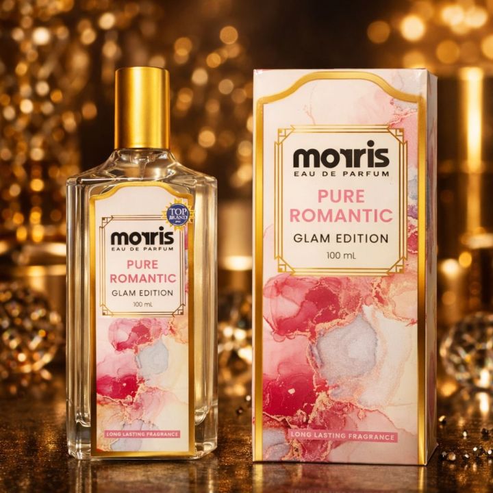 Morris Pure Romantic Glam Edition Eau De Parfum 100ml – Long Lasting Luxury Perfume for Women