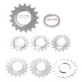 Fixed Gear Mountain Bike Wheel Cog Bicycle Threaded Sprocket Lock Rings Maintenance Cycling Crankset Accessories[carfire]. 
