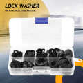 260pcs Manganese Steel Push On Washer Retaining Lock Washers Set 3mm-12mm. 