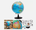 Globe World Map Globe Education Teaching Plastic World Globe Custom Illuminated Globe. 