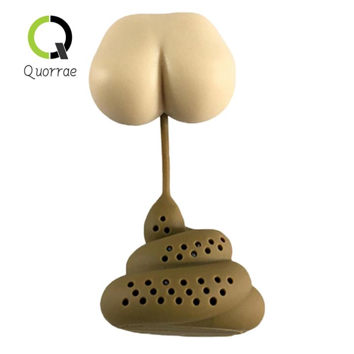 Quorrae Hanging Tea Infuser Creative Silicone Tea Infuser with Fine Mesh Filter for Home Kitchen Food Grade Tea Strainer in Unique Shape