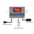 Durable XH-W3005 Digital Hygrometer 0~99%RH LCD Display Humidity Controller Humidistat Switch 12V Humidity Sensor Industrial Use. 
