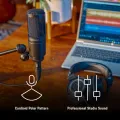 Audio-Technica AT2020 Cardioid Condenser Studio XLR Microphone, Ideal for Project/Home Studio Applications, Black. 