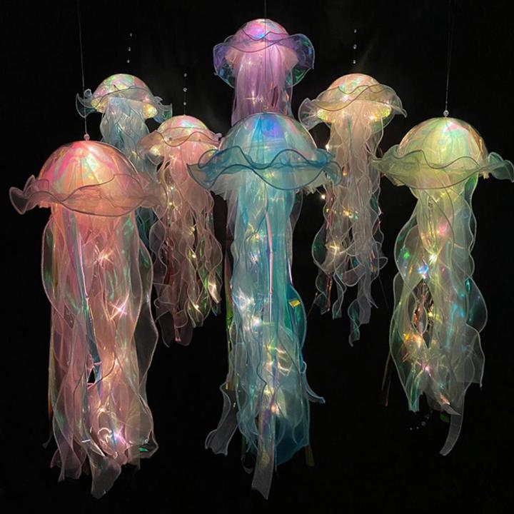 Jellyfish%20Lamp%20Night%20Lights%20Color%20Hanging%20Decoration%20Portable%20Lamp%20Home%20Bedroom%20Decoration%20Lantern%20Built-in%20Battery%20Lamp%20-%20Image%203