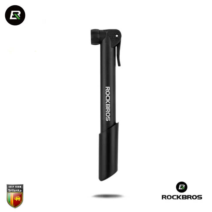 RockBros Portable Bike Air Pump Lightweight 80PSI Schrader Presta Valve Bicycle Hand Pump