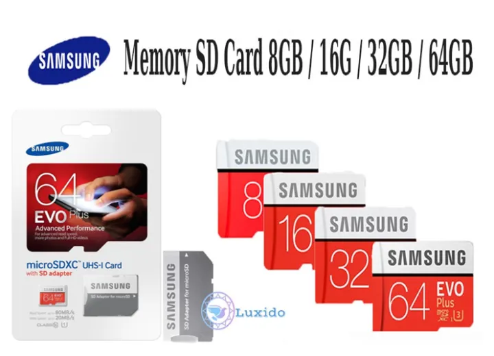 Samsung%20Evo%20Plus%208GB%2016GB%2032GB%2064GB%20128GB%20micro%20SD%20cards%20Memory%20Card%20-%20Image%203