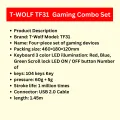 3 In 1 Gaming Combo Set T-WOLF TF31. 