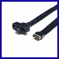 USB 3.1 Front Panel Type E Male To USB-C Type C Expansion Cable Computer Motherboard Connector Wire Cord Line, 30Cm. 