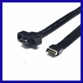 USB 3.1 Front Panel Type E Male To USB-C Type C Expansion Cable Computer Motherboard Connector Wire Cord Line, 80Cm. 