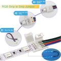 ARELENE LED Strip Connector Kit for 5050 10mm 4Pin RGB LED Strip,2 Way Splitter,DIY Accessories for RGB LED Strip Connection. 