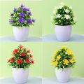 Office Artificial Plants Tree Pot Plants Artificial Flowers Small Plants Desk Decoration In Pots. 