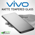 Mongo Perfect Vivo Full Cover Matte Texture Tempered Glass non Shining Screen Protector Frosted Glass for Vivo Y12 , Y11 2019 , Y15 , Y17 , Y19, S1 , S1 Pro , V17 Y20 , Y30 , Y50 , Y12s Mobile. 