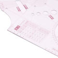 1:3 Cloth Design Ruler Transparent French Curve Ruler Measure Ruler Design Ruler Pattern Making for Doll Sewing Tool. 